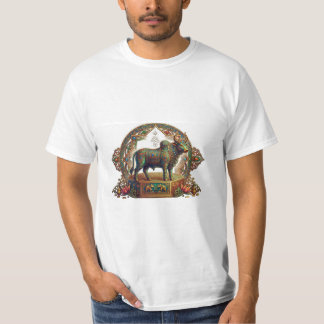 Camiseta Touro Sagrado Esmeralda Dourada