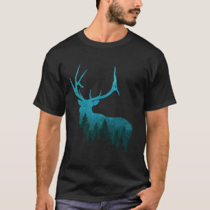 Camiseta Touro Topográfico Caçador de Veados Caçadores de C