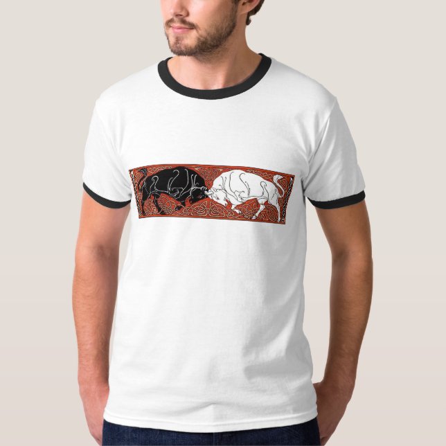 Camiseta Touros celtas Knotwork (Frente)