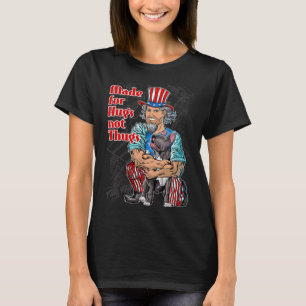 Camiseta Touros de Pit, Feitos para Abraços Não Coisas Ma