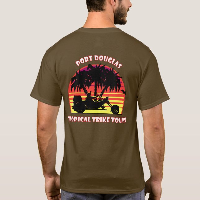 Camiseta Tours tropicais em T-Shirt (Verso)