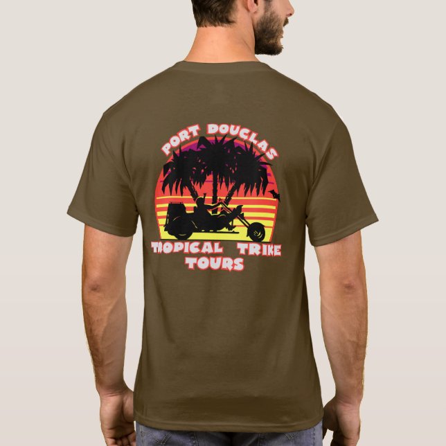 Camiseta Tours tropicais em T-Shirt (Verso)