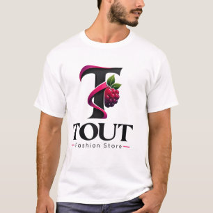Camiseta TOUT — Etiqueta Pendente de Roupas de Luxo