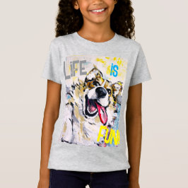 Camiseta Tout sourire Life is fun!