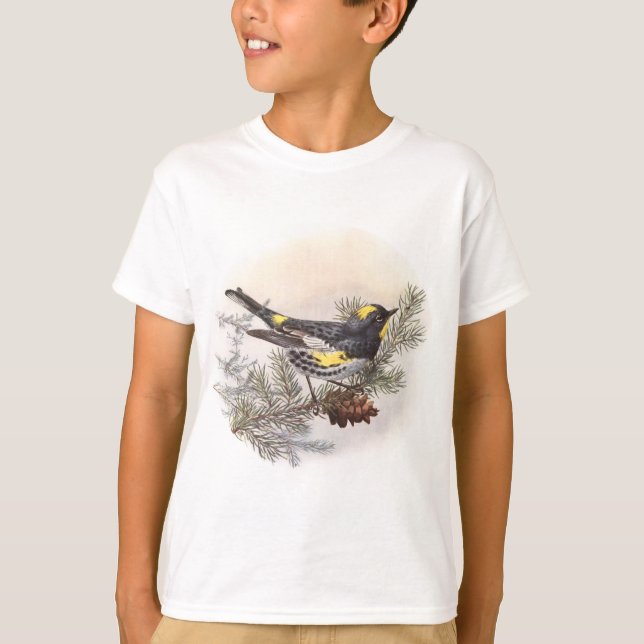 Camiseta Toutinegra Amarela-rumped (dos audubons) (Frente)