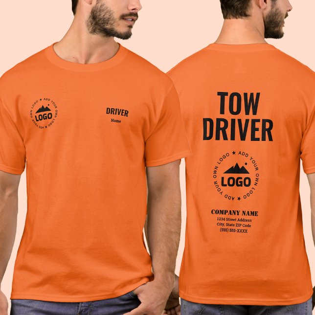 Camiseta Tow Truck Driver T-Shirt (Criador carregado)