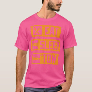 Camiseta Tow Trucker Shirt Come Sleep Tow Truck Driver Tee