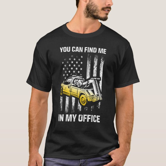 Camiseta Tow Trucker Tow Truck Driver Tow Operator Breakdow (Frente)