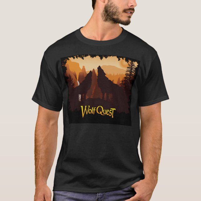 Camiseta Tower Fall Howl - Sonho de Wolfquest (Frente)