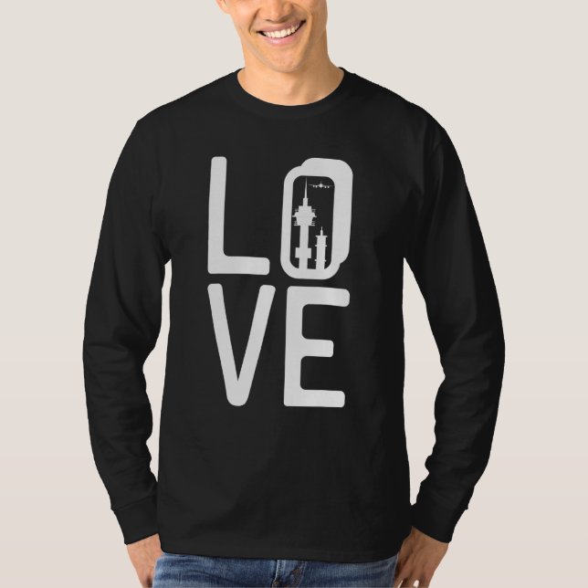 Camiseta Tower Love Air Traffic Control Aviation Controller (Frente)