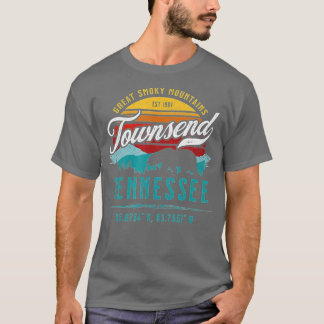 Camiseta Townsend Tennessee Retro Enfumaçado Mountain Bea