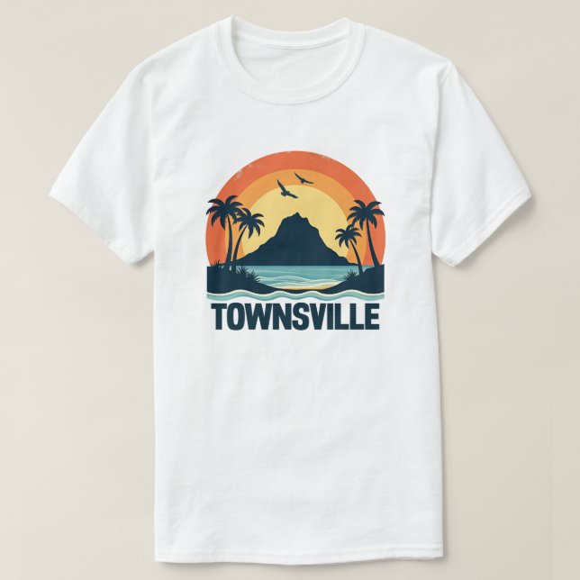 Camiseta Townsville, Queensland Austrália (Frente do Design)