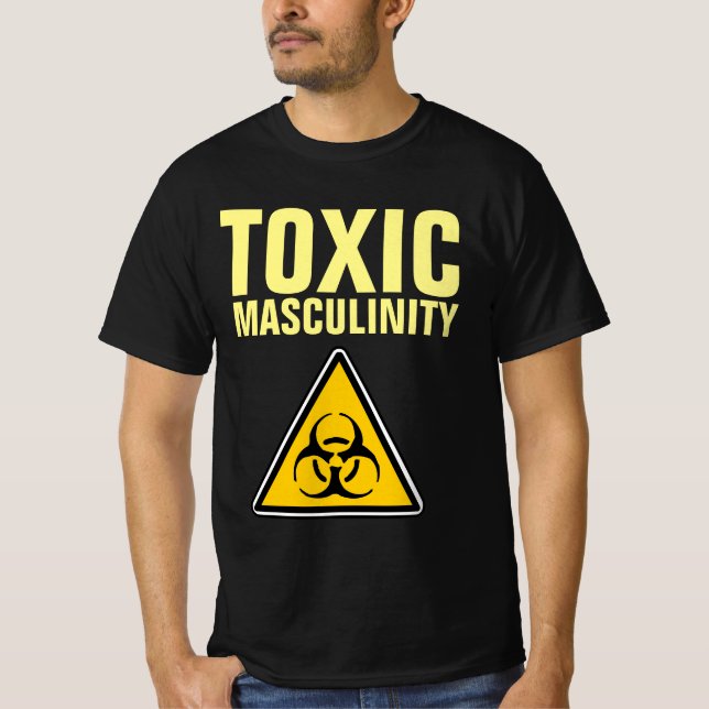 Camiseta TÓXICO MASCULINIDADE T-Shirts masculinas com curio (Frente)