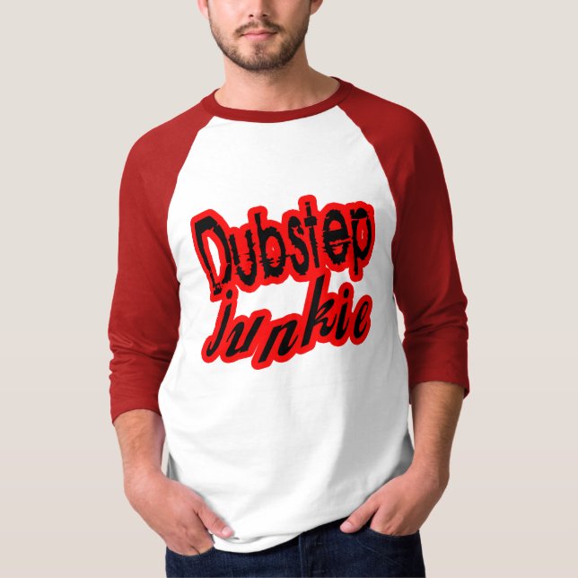 Camiseta toxicómano baixo da música de Dubstep da cultura (Frente)