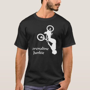 Camiseta Toxicómano da adrenalina de BMX (escuro)