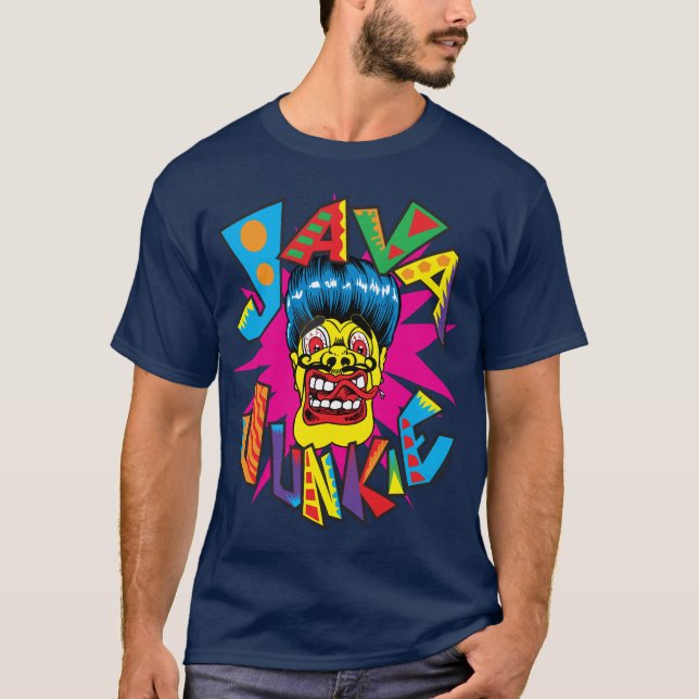 Camiseta Toxicómano de Java (Frente)