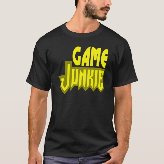 Camiseta Toxicómano do jogo (Frente)
