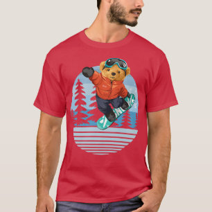Camiseta Toy Bear Snowboard Forest Neve