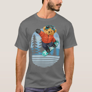 Camiseta Toy Bear Snowboard Forest Neve