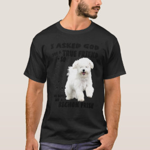 Camiseta Toy Bichon Frise Dizendo Mãe Pai Cute Bichon Tener