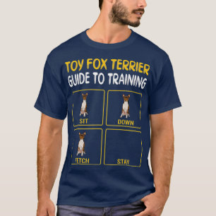 Camiseta Toy Fox Terrier Engraçado Guia Para Treinar Cão