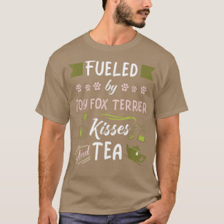 Camiseta Toy Fox Terrier Kisses e Tea T-Shirt