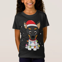Toy Fox Terrier Natal Luzes Mãe Pai Cachorro Prese