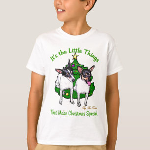 Camiseta Toy Fox Terrier presentes de Natal