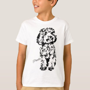 Camiseta Toy Poodle Cute Dog Lover Oferece A Mulher Padrão 