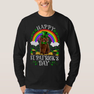 Camiseta Toy Poodle Rainbow Vintage Toy Poodle St Patricks