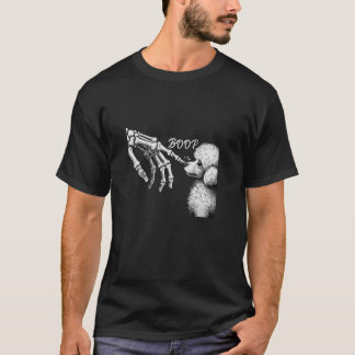 Camiseta Toy Poodle Skeleton Boop Halloween Mulheres Pet