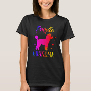 Camiseta Toy Poodle Vovó Vintage Cachorro Bonito Colorido M