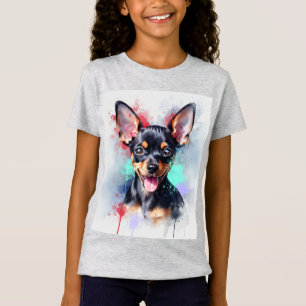 Camiseta Toy Terrier Puppy por Natasha Us