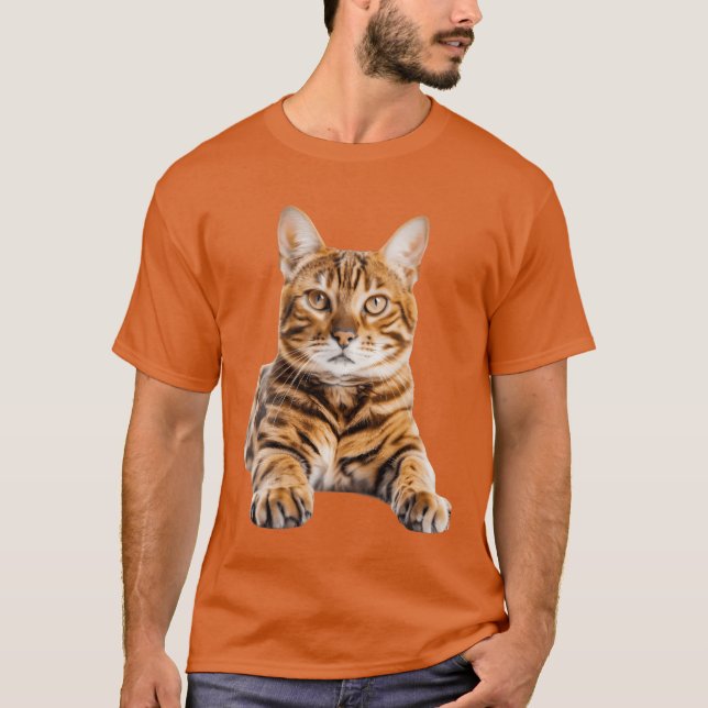 Camiseta Toyger Cat vintage (Frente)
