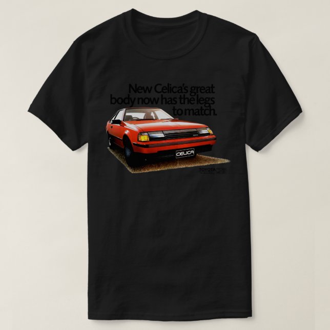 CAMISETA TOYOTA CELICA (Frente do Design)
