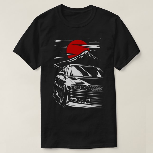 Camiseta Toyota Chaser jzx100 Tourer V Essential T-Shirt.pn (Frente do Design)