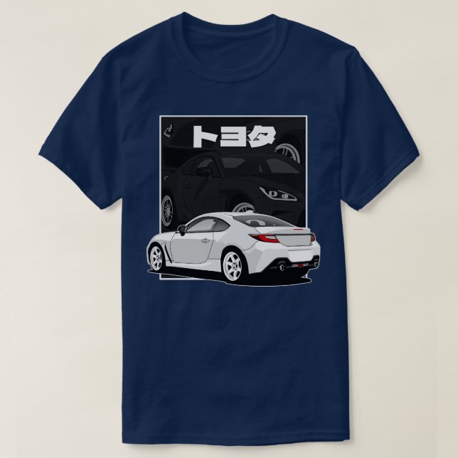 Camiseta Toyota GR86 Histórias em quadrinhos Japonesas (Frente do Design)