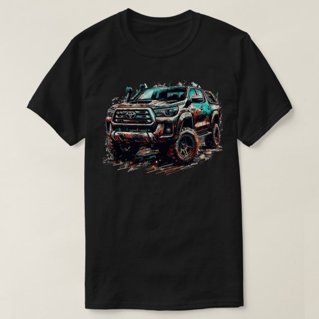 Camiseta Toyota Hilux 10 (Frente do Design)