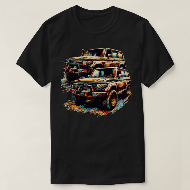 Camiseta Toyota Land Cruiser 10 (Frente do Design)