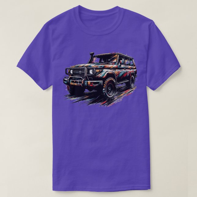 Camiseta Toyota Land Cruiser 8 (Frente do Design)