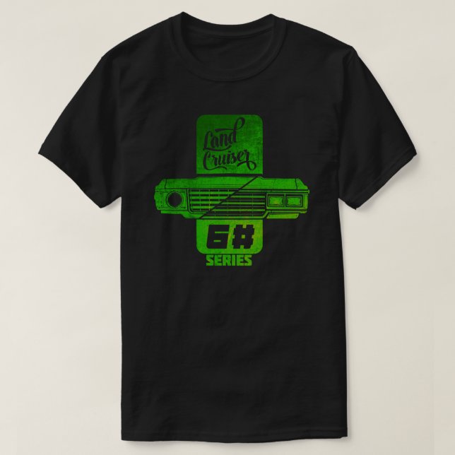 Camiseta Toyota Land Cruiser FJ60 HJ62 FJ62 - Modelo 60 Ser (Frente do Design)