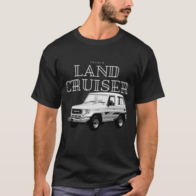 Camiseta Toyota Land Cruiser J70 Off-Road Car (Frente)