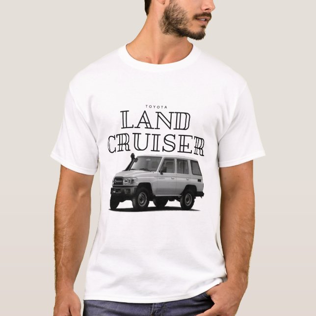 Camiseta Toyota Land Cruiser VDJ76 Off-Road Car (Frente)