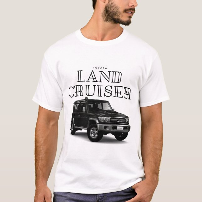 Camiseta Toyota Land Cruiser VDJ76 Off-Road Car (Frente)