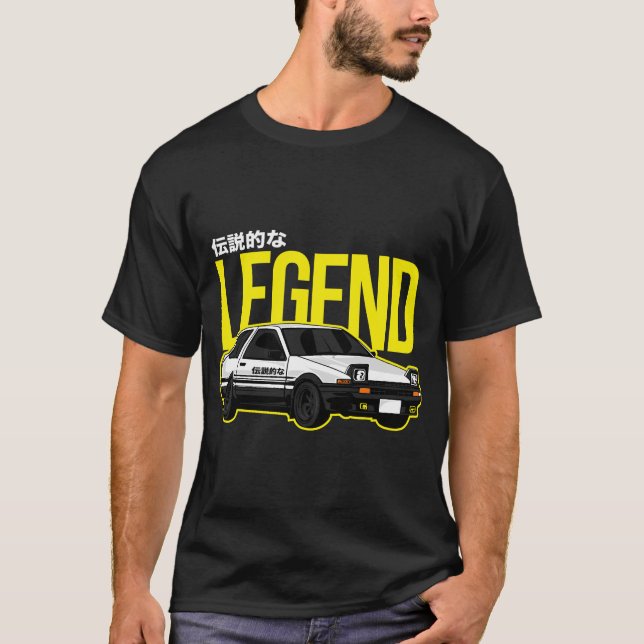 Camiseta Toyota lendária AE86 (Frente)