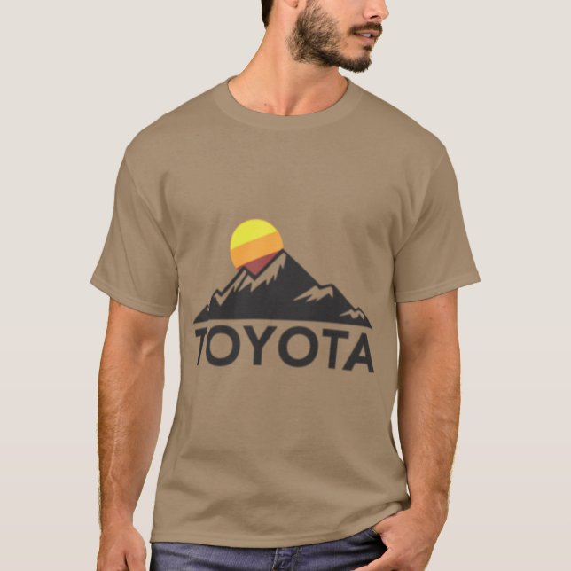 Camiseta Toyota Mountain Logo Small Chestleft Size (Frente)