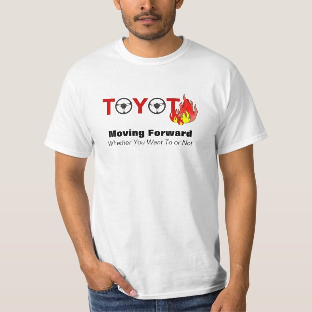 Camiseta Toyota: Mover-se para a frente (Frente)