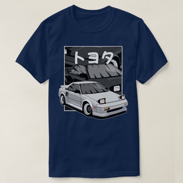Camiseta Toyota MR2 AW11 3 (Frente do Design)