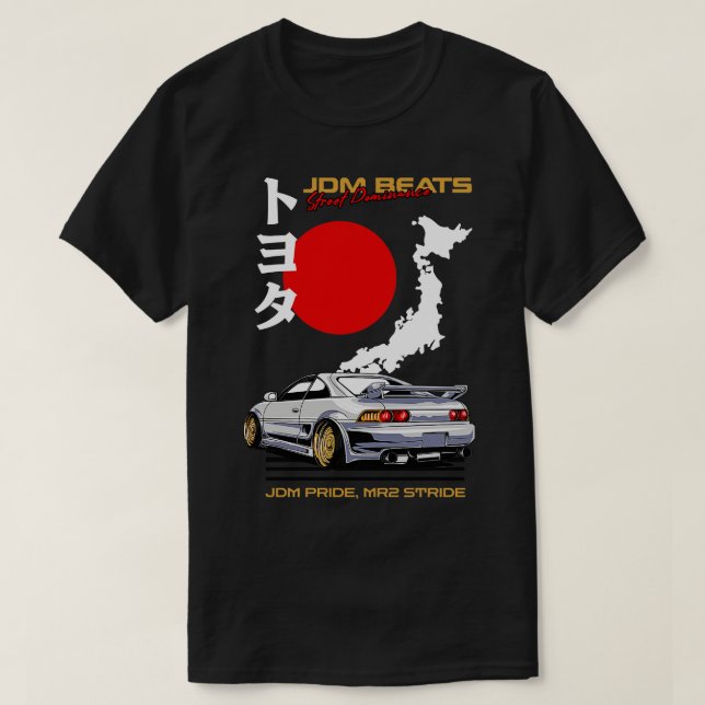 Camiseta Toyota MR.2 Orgulho TSirt (Frente do Design)