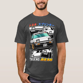 Camiseta Toyota Sprinterrueno AE86 Street Racing amigo dive